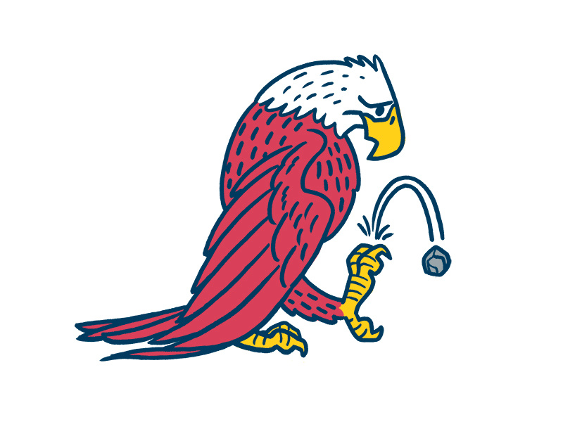 Sad Eagle america usa sad cartoon illustration drawing eagle