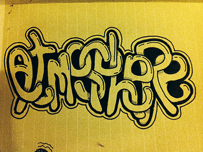 Atmosdoodle doodle graffiti tag