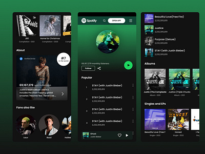 Spotify UI Design