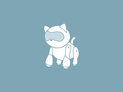 Robokitty animal cat clean kitty minimal robokitty robopet robot robot cat robot kitty robot pet white