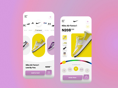 Shoes- Mobile App Design Concept