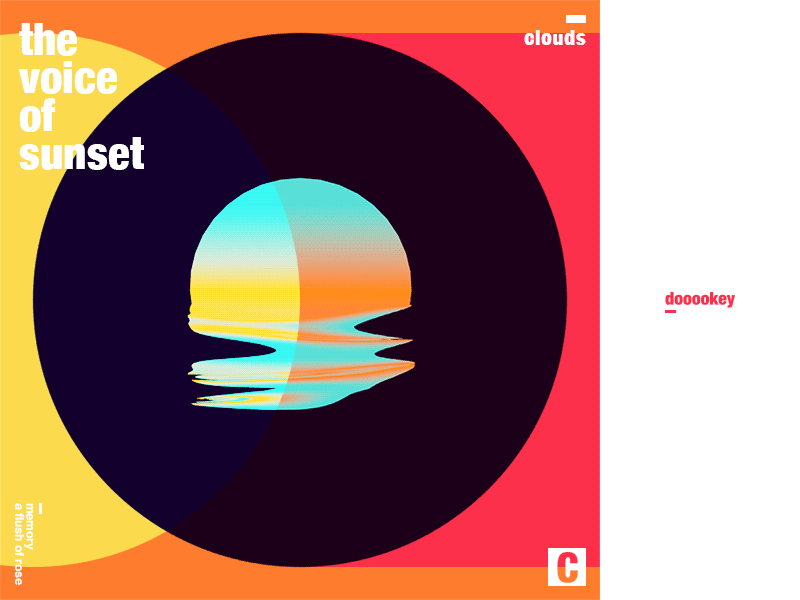 Sunset c4d