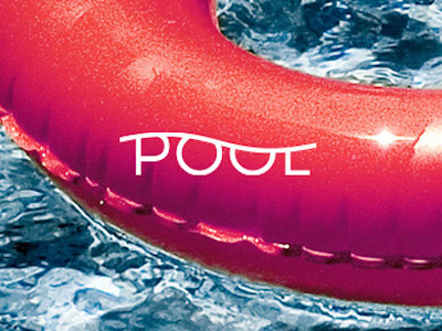 pool brand identity branding logo design lowercase