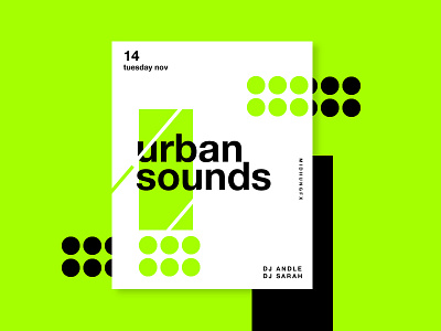 Urban sounds poster poster