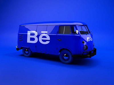 behance van artwork cinema4d design