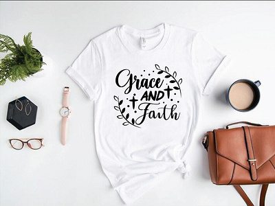 christian typography t-shirt design