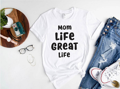 Mom typography t-shirt design branding design graphic design illustration logo mom mom design mom t shirt design mother`s day t shirt design t shirt typography typography t shirt design vector