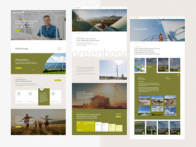 Greenbear adobe adobexd artdirection artdirector product design ui ux webdesign website
