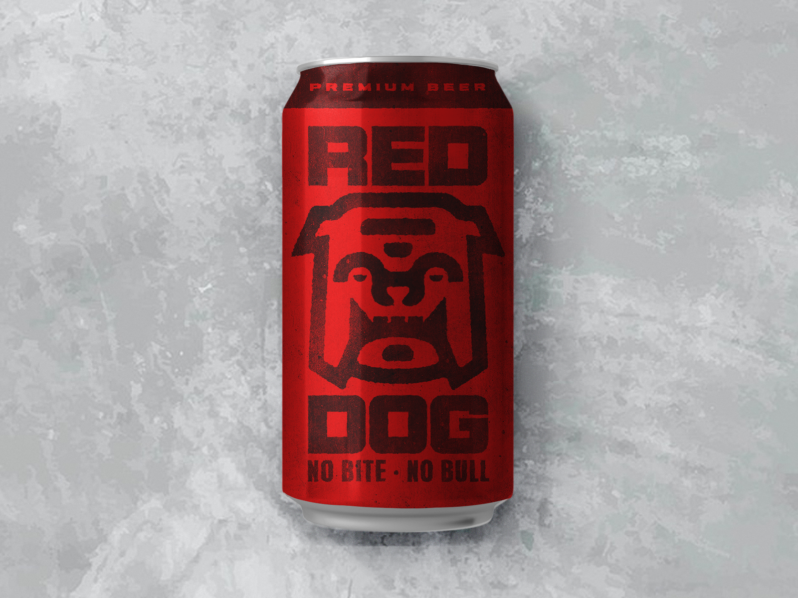 Red Dog Beer Rebrand Concept by Jorel Dray on Dribbble