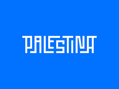 Palestina Logotype font handlettering lettering logo logodesign logotype typeface typography