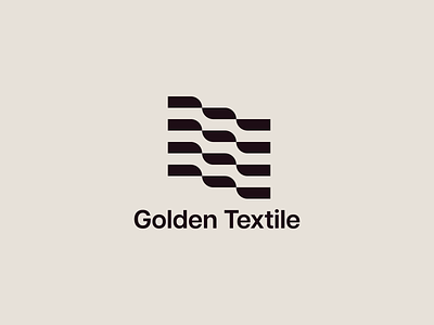 Golden Textile brand brand identity branding company logo graphic design logo logo design logodesign modernism symbol textile visual identity