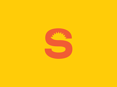 Sunrise brand branding letter s letter s logo logo logo design logodesign logotype rays sun sunny sunrays sunrise sunset symbol