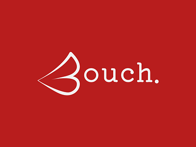 Bouch. bouch brand brand identity food gastronomic lava lava rock lips logo logo design logotype mouth organic paris restaurant sandwiches symbol tapas restaurant visual identity