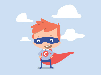Little Super Hero cap character hero little romaincarrere superhero