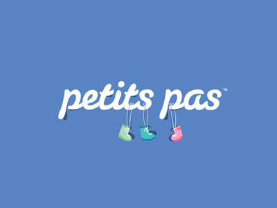 Petits Pas brand identity logo logotype petits pas