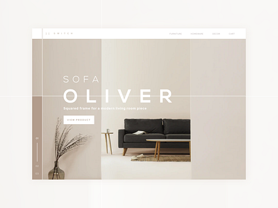 Furniture Store Website Design Concept