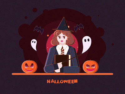 happy halloween illustration