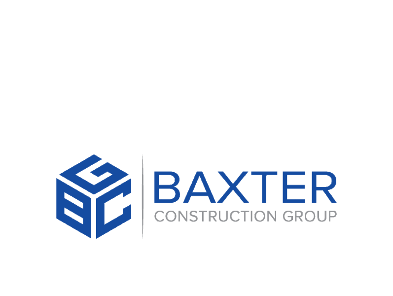 Baxter Construction Group branding graphic design logo ui