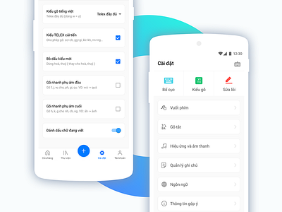 Setting android app design interaction setting uidesign