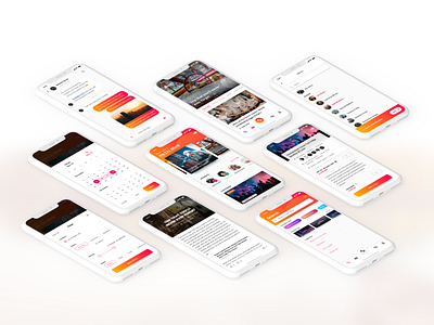 Overview App app design interaction ios seat sketch typography ui uidesign ux vietnam vietnamdesign