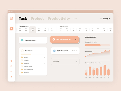 Task manager v1 (Home Desktop/Mobile)