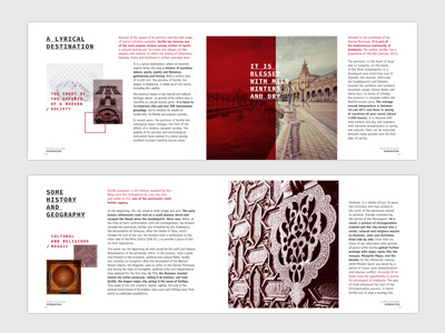 Seville Guide Interior design editorial graphic graphic design