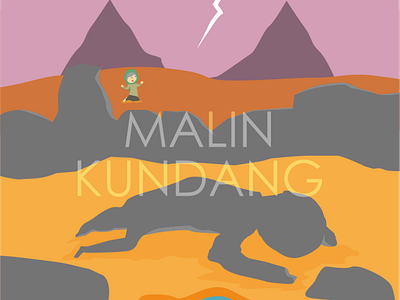 Malin Kundang child corel draw folk graphic design illustration kids malin kundang tale vector