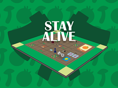 Stay Alive board game card game concept craft game design survival