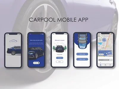 Splash page for carpool app app branding design graphic design illustration logo typography ui ux vector