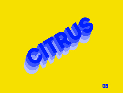 Citrus logo blue blue logo branding citron citrus color gradient colorblock colorful fruit fruits gradient graphic design logo yellow yellow logo