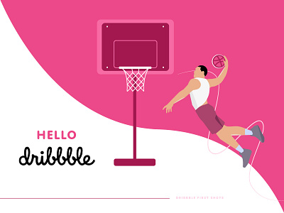 Dribble Shot 01 debut dribbble hello