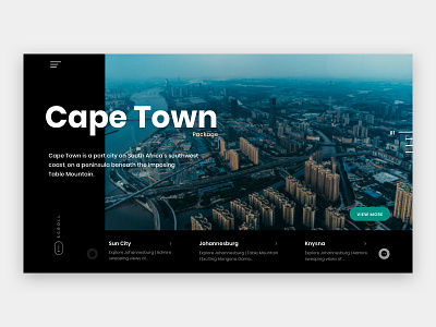 landing Page Explore clean design explore layout minimal typography ui ux website