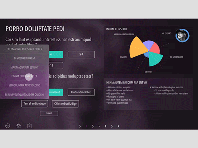 Patient Profiler app data healthcare navigation profiler ui visualisation