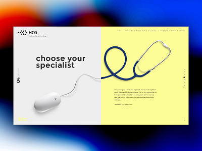 cause & effect - services header healthcare navigation ui ux web webdesign