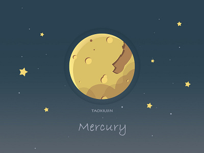 Mercury space，planet，universe，