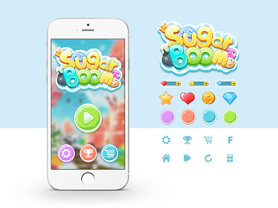 Game Interface Design - Sugar Boom