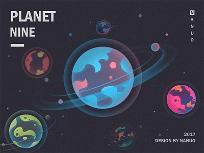 Planet design illustration planet space tutorial universe