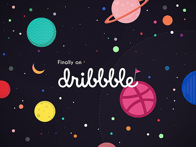 Hello Dribbble Universe! debut dribbble first hello short shot universe welcome