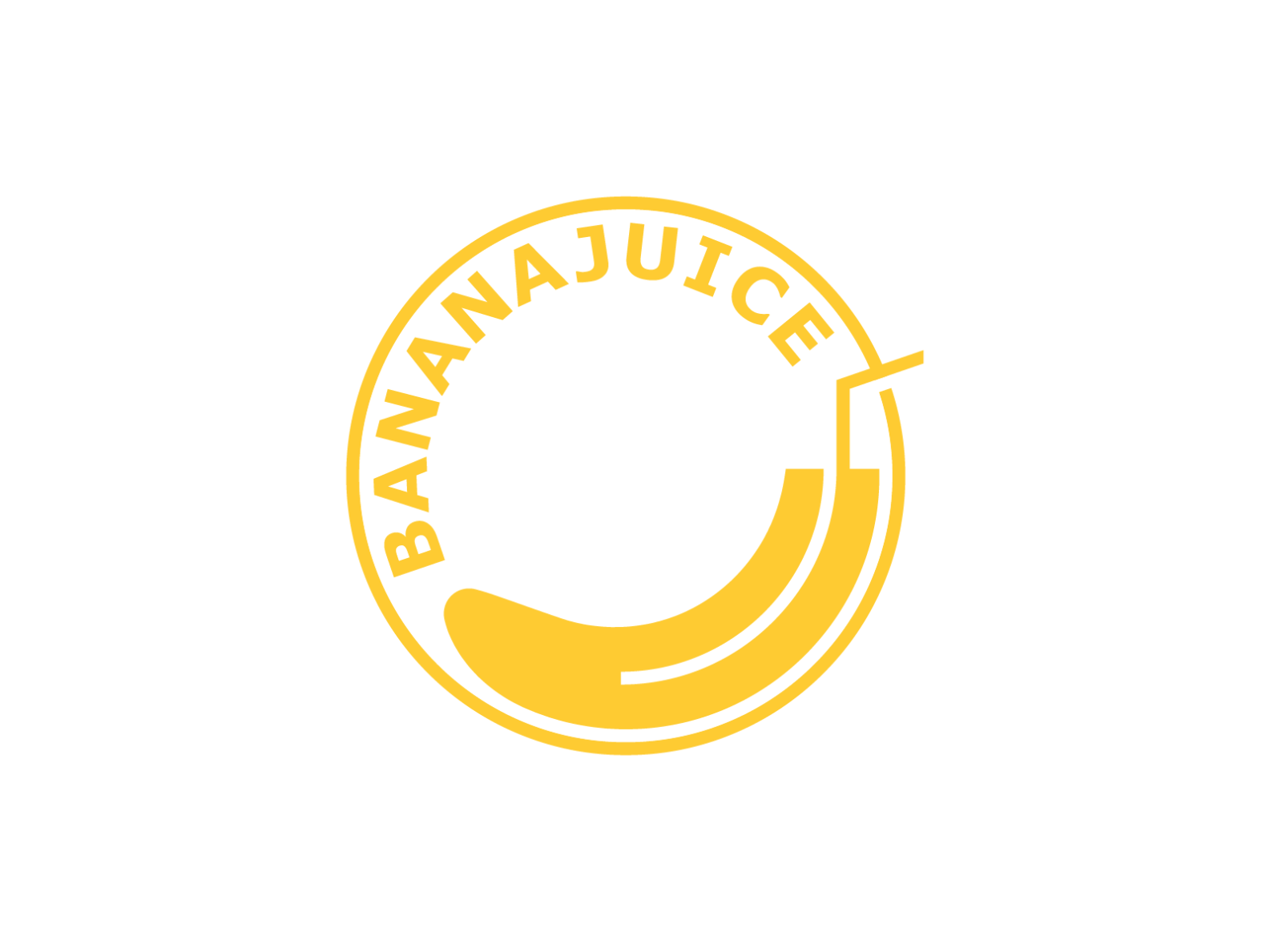 banana juice logo by talel ben salah on Dribbble