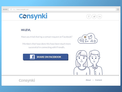 Consynki Share On Facebook consynki email