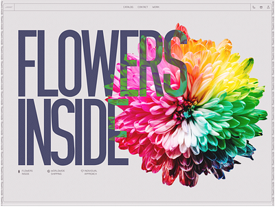 Flowers inside branding design graphic design illustration logo typography ui ux vector