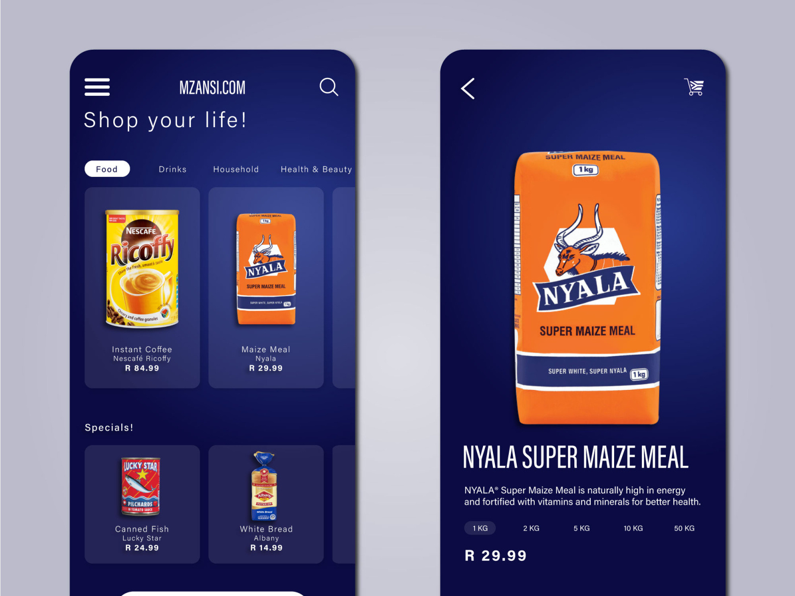 UX Design - Shopping App UI by Mfundo Zondi on Dribbble