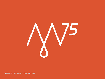 M75 Logo Design branding identity logo