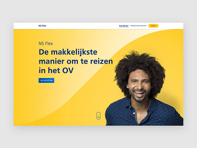 NS Flex campaign dutch railways ux visual design