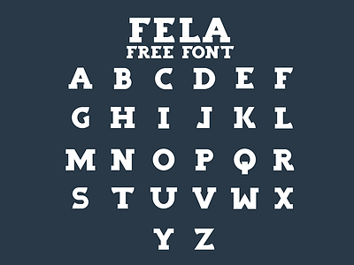 Fela Free - Font download fela font freefont new typeface typography