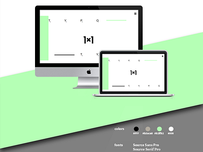 TYPO 1×1 website graphicdesign typography webdesign website