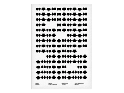 Rawema Chemnitz abstract city design graphic layout muster pattern poster print typography