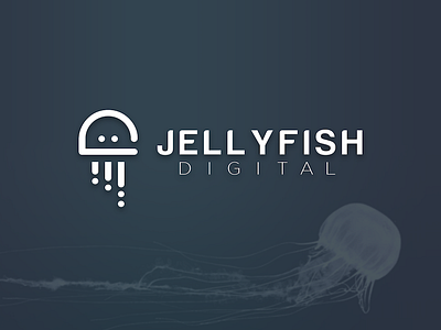 Jellyfish Digital Logo agency branding design ideas identity inspiration logo logos