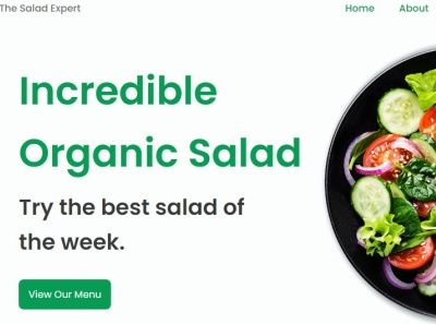 Salad Expert app design