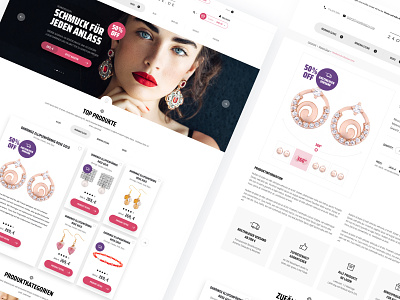 24Ohrringe e-commerce website design